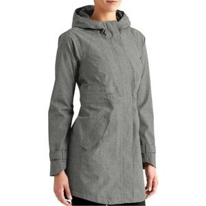 Athleta Gray Rain Jacket Coat Medium
